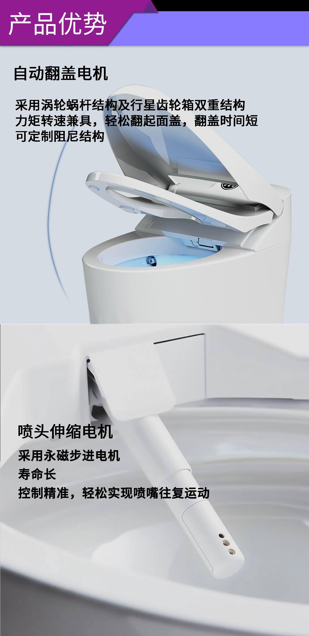 智能馬桶電機_翻蓋電機_沖水電機_伸縮電機_烘干風機-萬至達電機