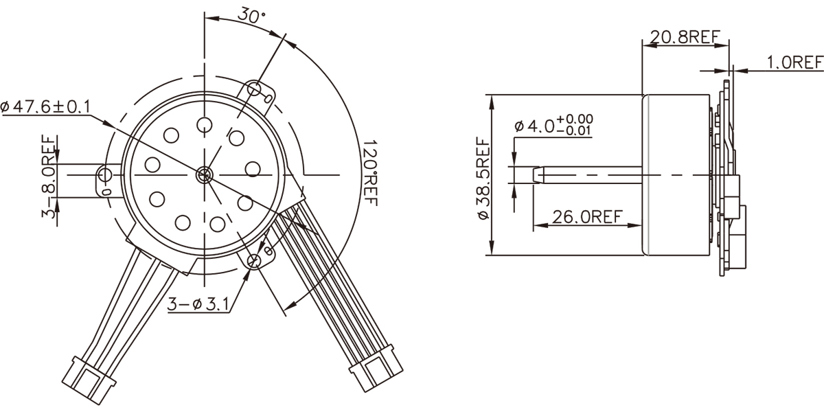 OT-EM3922C1818無(wú)刷電機(jī)|電吹風(fēng)電機(jī)|電動(dòng)工具電機(jī)-萬(wàn)至達(dá)電機(jī)