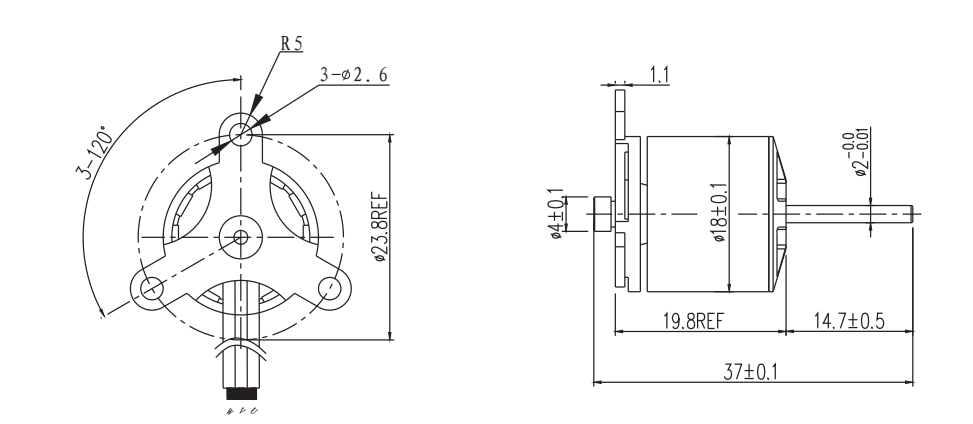 OT-EM1819無刷電機(jī)|健身器材電機(jī)|無人機(jī)電機(jī)|直流無刷電機(jī)-萬至達(dá)電機(jī)