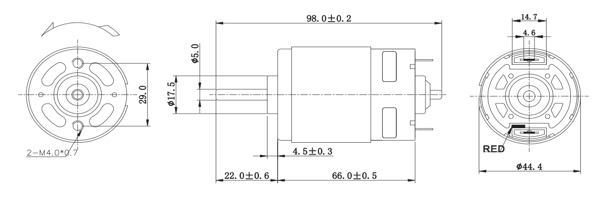 OT-RK-770(775)直流有刷電機_玩具車電機_電動工具馬達_小型電鋸馬達-萬至達電機