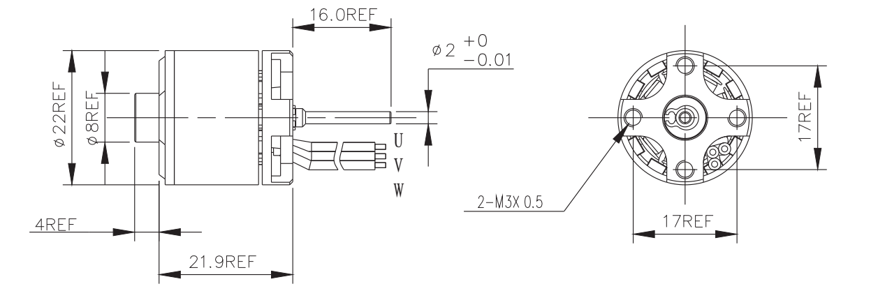 OT-EM2222無刷電機|電動工具電機|無人機電機|航模電機-萬至達電機