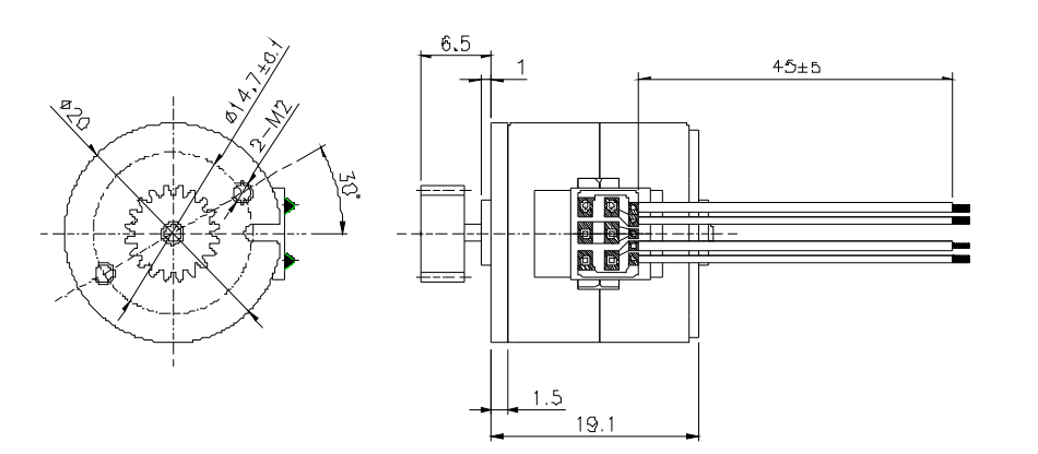 OT-SM20P-046步進電機|POS機電機|醫(yī)療設(shè)備電機|直線步進電機-萬至達電機