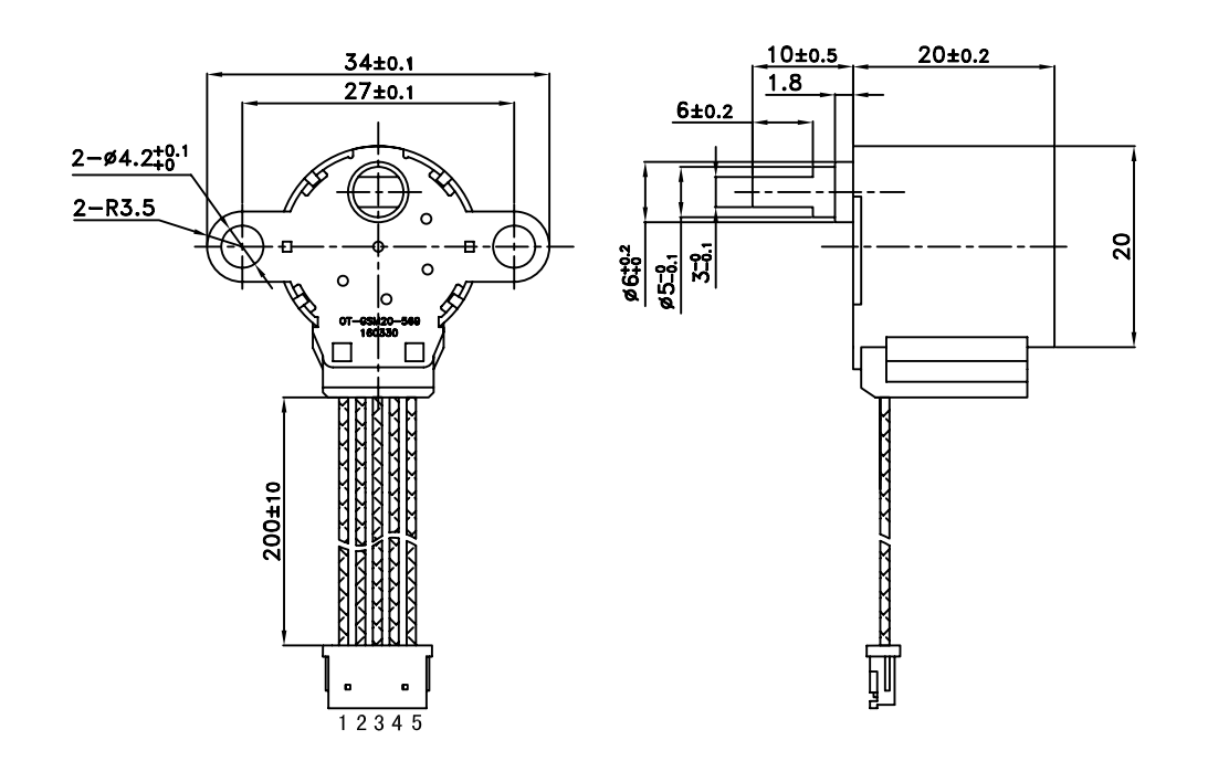 OT-GSM20-569步進(jìn)電機(jī)|監(jiān)控?cái)z像頭電機(jī)|高速球攝像頭云臺(tái)電機(jī)|空調(diào)電機(jī)-萬(wàn)至達(dá)電機(jī)