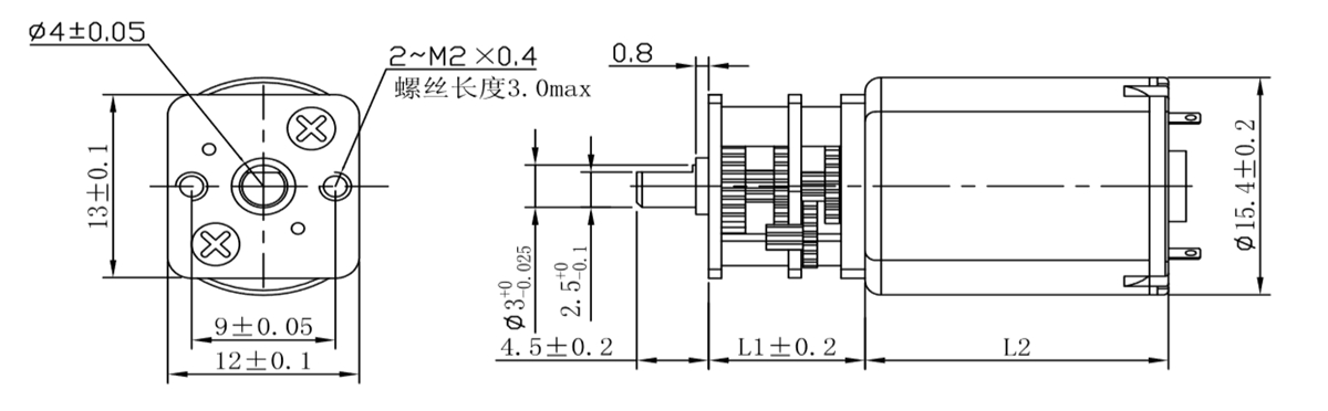 OT-13GA減速電機_小型減速機_直流減速電機_微型電機定制-萬至達電機