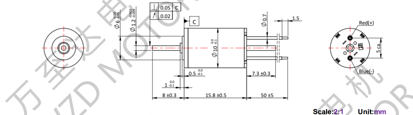 OT-CM1016空心杯電機(jī)-萬(wàn)至達(dá)電機(jī)