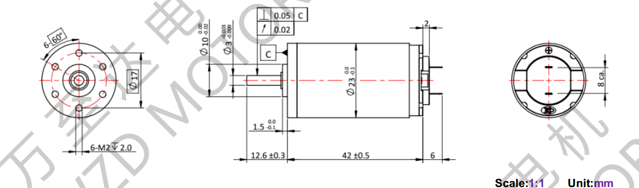 OT-CM2342空心杯電機-萬至達電機