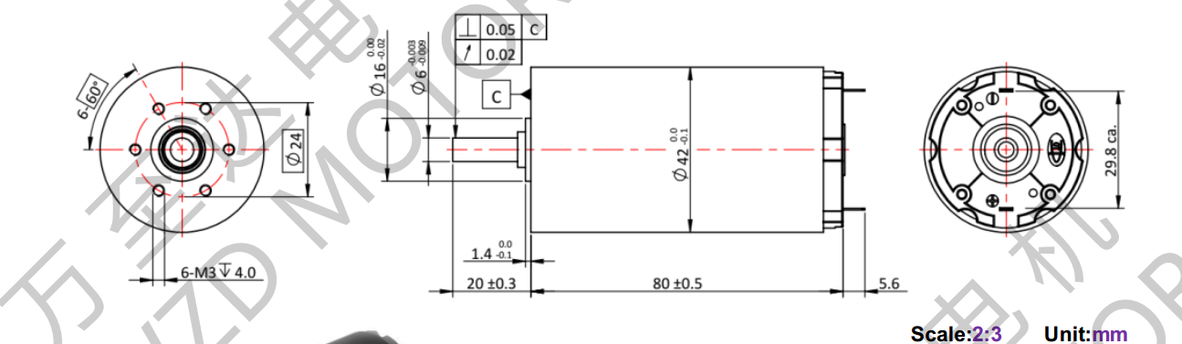 OT-CM4280空心杯電機(jī)-萬至達(dá)電機(jī)