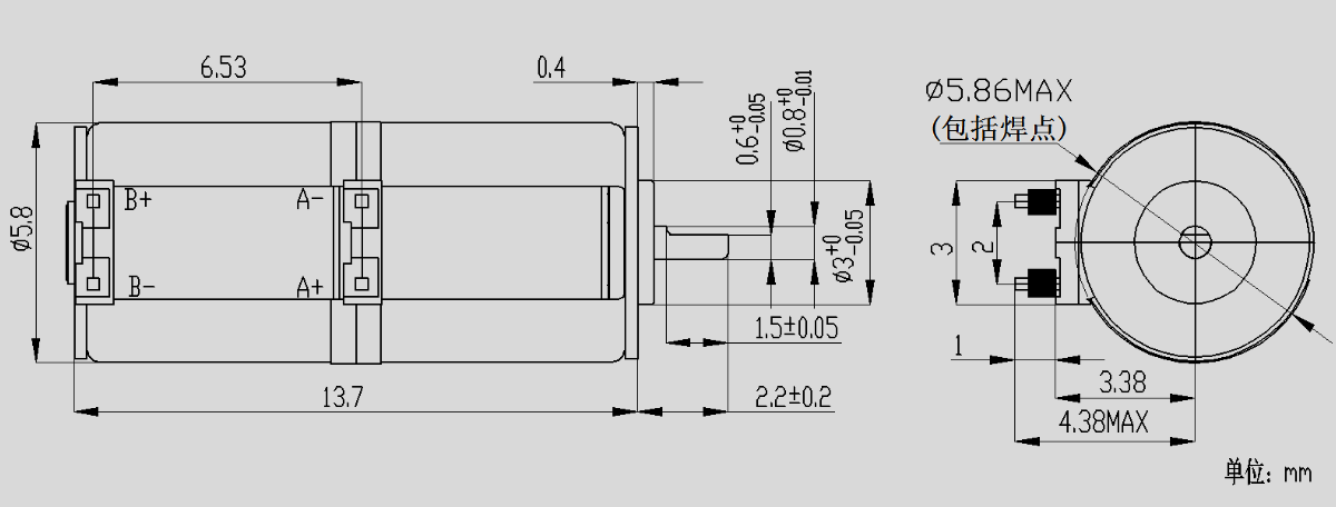 OT-SM5.8L-001步進(jìn)電機(jī)_6mm微型步進(jìn)電機(jī)_鏡頭馬達(dá)-萬(wàn)至達(dá)電機(jī)