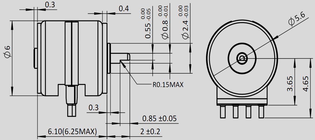 OT-SM06S步進(jìn)電機(jī)_6mm光學(xué)變焦鏡頭電機(jī)-萬至達(dá)電機(jī)