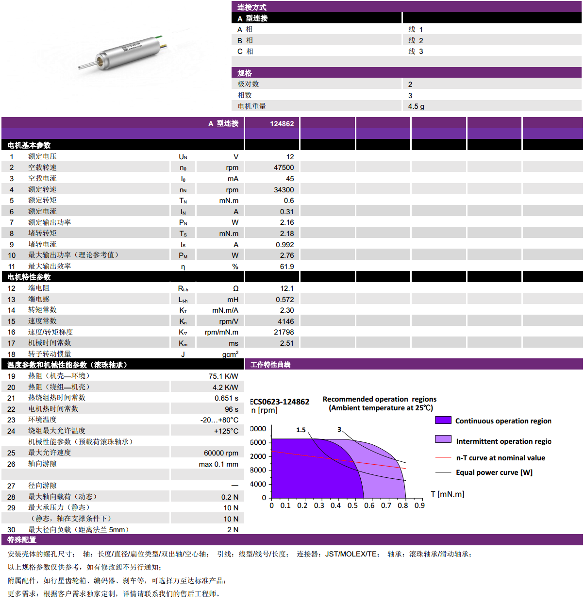 ECS-4P 0623 2對(duì)極空心杯無(wú)刷電機(jī)-萬(wàn)至達(dá)電機(jī)