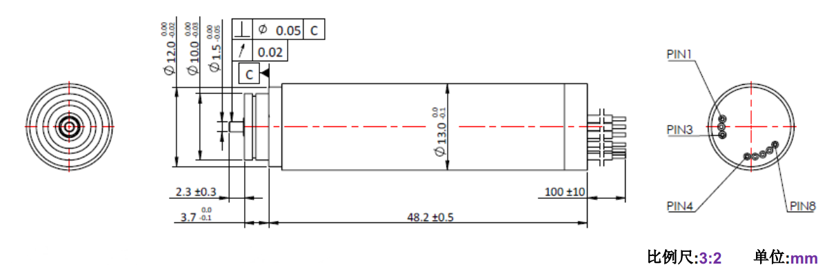 ECS 1348 內(nèi)置編碼器空心杯電機(jī)-萬(wàn)至達(dá)電機(jī)