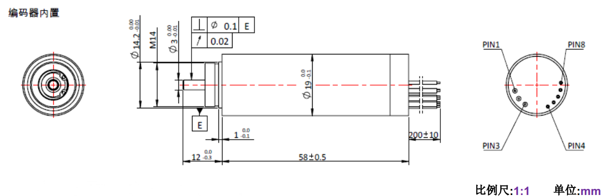 ECS 1958 內(nèi)置編碼器空心杯電機(jī)-萬(wàn)至達(dá)電機(jī)